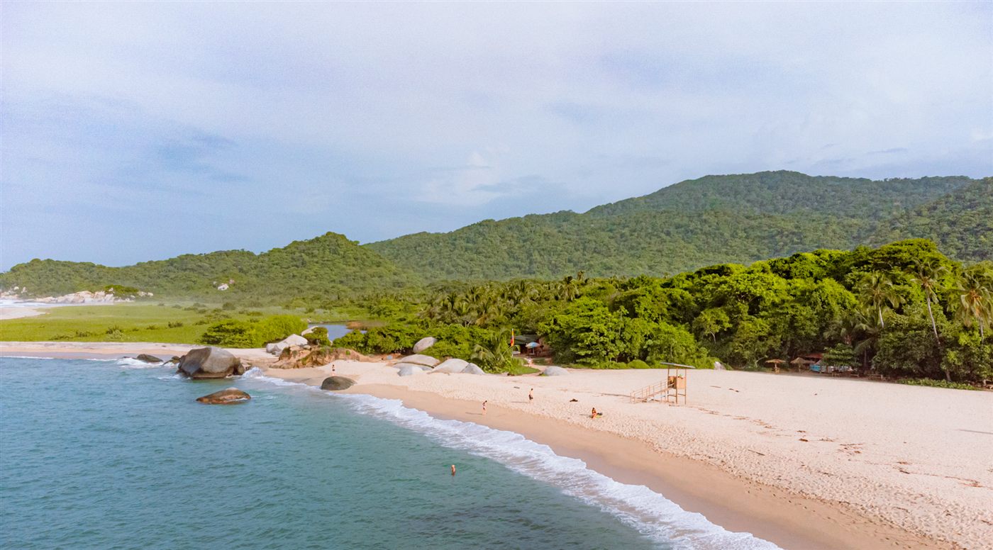 Arenilla, a small beach between rocks, Tayrona Park