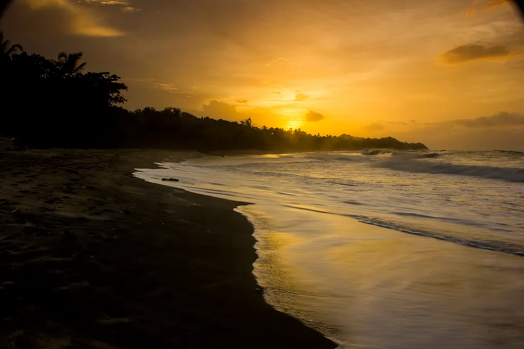 Sunset in Tayrona
